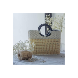 Sacs en rotin femmes de bonne qualité avec poignées artisanat naturel conceptions personnalisées fabriquées au Vietnam fabricant - Product Image 6