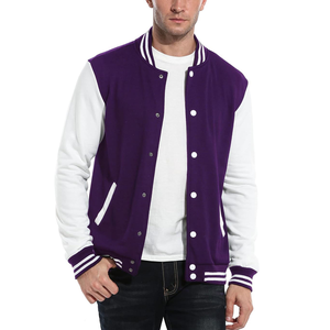 OEM vente en gros de haute qualité patch brodé hommes collège manches personnalisé Streetwear Baseball Letterman Varsity veste - Product Image 4
