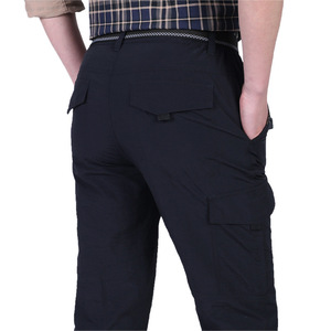 Unisex Lightweight Vintage Tactical Canvas Pants Custom <b>Label</b> Quick Dry Cargo Multi-Pockets Cordura Breathable Outdoor - Product Image 5