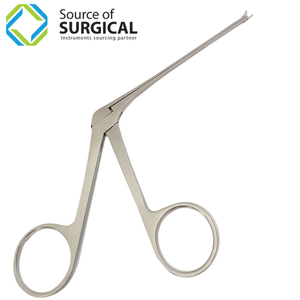 Forceps auriculaires chirurgicaux Source Surgical SOS-34826 à pointe micro de 4 mm pour ORL/Otologie, certifiés CE, instrument de classe I pour l'élimination du cérumen - Product Image 4