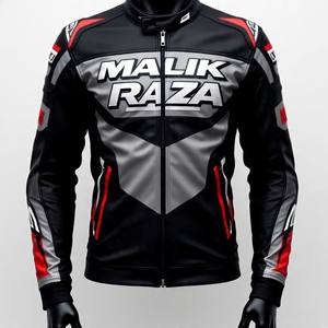 Veste de moto en cuir personnalisée tableau des tailles EU/US/Asiatique Compatible | Fabricant - Product Image 4