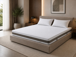 EVERGREENWEB Materasso in Memory Foam Durevole e Traspirante, Cuscino in Memory Incluso, Rivestimento Rimovibile e Lavabile, Altezza 18 cm, Made in Italy - Product Image 5