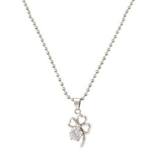 Collar gargantilla fina The99Jewel colgante de cadena de piedra austriaca chapada en plata 1200953 - Product Image 1