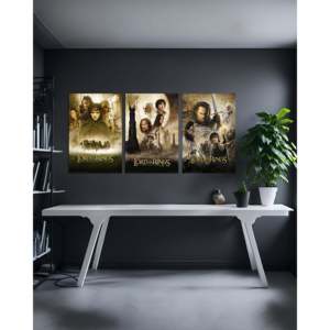 Set de Decoración de Pared de El Señor de los Anillos, 3 Pósters de Película - Product Image 2