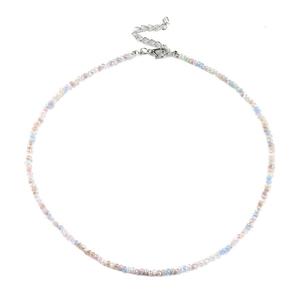 Short <b>necklace</b> Fashionable creative colored Glass <b>Beaded</b> <b>Necklaces</b> - Product Image 3