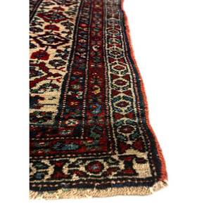 Alfombras de Lana Anudadas a Mano en Color Beige Marrón Aalam para Uso Doméstico, para Sala de Estar, Pasillo, Entrada, Dormitorios de Adolescentes, Diseño de Medallón Rectangular Tipo Rompecabezas - Product Image 4