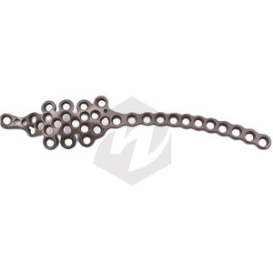 Sistema de Fijación Interna, Malla Craneal de Titanio con Orificios Redondos Planos para Neurocirugía, Implante Biocompatible de Alta Resistencia - Product Image 1