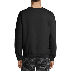 Vente en gros de sweatshirts noirs à manches longues confortables de couleur unie personnalisés pour hommes nouveau design de sweatshirts d'hiver de haute qualité pour hommes - Product Image 3