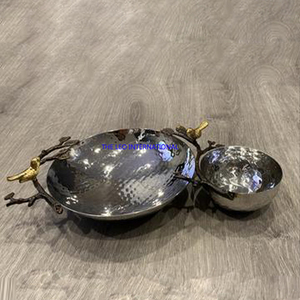 Vajilla de Estilo Nórdico Retro, Tazones para Postre, Fruta y Ensalada de Forma Irregular, Accesorios Comerciales para Mesa - Product Image 4