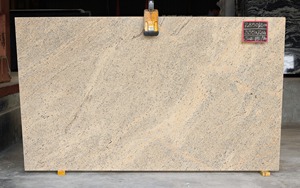 แผ่นหินแกรนิตสีงาช้างแฟนตาซีขัดเงาขนาดใหญ่ดีไซน์ทันสมัยทนทานเป็นมิตรกับสิ่งแวดล้อม - Product Image 3