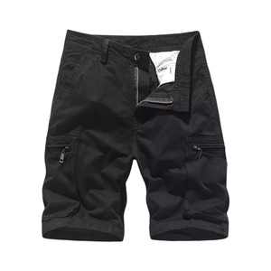 Shorts cargo décontractés pour hommes respirants, taille mi-haute, couleurs personnalisables, polyester/coton, écologiques, séchage rapide - Product Image 4