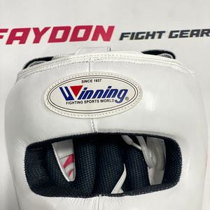 Protège-tête de combat intégral blanc, modèle le plus vendu, personnalisé, professionnel, pour Muay Thai et Kickboxing - Product Image 3