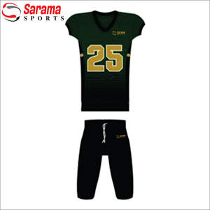 Vêtements de sport de maillot de football américain personnalisés de qualité supérieure pour adultes imprimés avec un motif unique en vente - Product Image 1