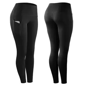 Plus Size High Rise Soft Compresión Moda Compresión Muscle Leggings Yoga Compresión Leggings Womens Activewear - Product Image 3