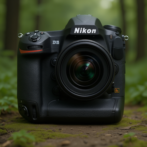 กล้องดิจิตอล DSLR ระดับมืออาชีพ 20.8MP พร้อมช่องใส่การ์ด XQD คู่ ดีไซน์กะทัดรัด รองรับการ์ดหน่วยความจำ HD SD สีดำ - Product Image 3