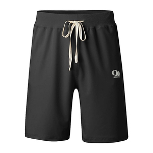 Pantalones Cortos Deportivos para Hombre de Alta Calidad, Ecológicos, Color Personalizado, Servicio OEM, Transpirables, Antiarrugas, Resistentes al Viento, Diseño Liso Teñido - Product Image 2