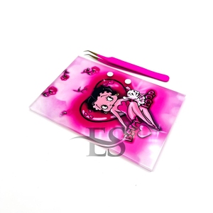 Mejores ventas Betty Boop acrílico pestañas azulejos logotipo personalizado pestañas sostenibles con imanes pinzas precio al por mayor - Product Image 6
