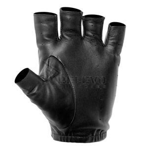 Gants en cuir sans doigts respirants à séchage rapide personnalisables avec logo frontal Unisexe Toutes saisons - Product Image 5