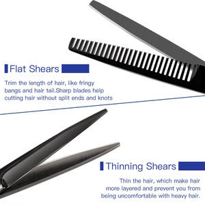 Ensemble de ciseaux de coiffeur de qualité supérieure Le paquet comprend des ciseaux de salon de coiffure - Product Image 2