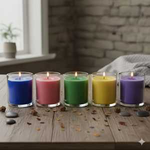 Vela Aromática en Vaso de Vidrio Decorativo, Vela de Vidrio Personalizada Hecha a Mano, Vela Aromática en Vaso de Vidrio, Mejor Precio al por Mayor - Product Image 2