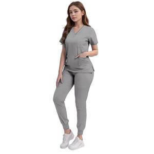 Infirmière uniforme échauffement gommage veste uniforme femmes gommages ensemble médical gommages haut et pantalon survêtement costume haut et pantalon - Product Image 3