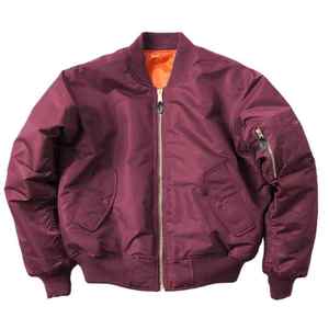 แจ็กเก็ตเบสบอลของผู้ชายเสื้อแจ็คเก็ตหนังมีตัวอักษรสั่งทำได้ - Product Image 3