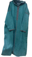 Thobe marocain d'hiver pour homme, à capuche, manches longues, Djellaba, Robe arabe musulmane, plusieurs couleurs, en tissu suédé, chaud, Gandoura, Kaftan