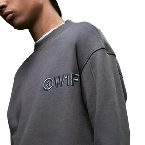 Sweat-shirt pour homme en mélange de coton de haute qualité, col rond, style décontracté, couleur et logo personnalisables, pour l'hiver, effet délavé - Product Image 3