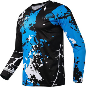 Maillot de moto imprimé avec logo personnalisé 2026, fournisseur direct d'usine, vêtements de course automobile pour moto pour jeunes - Product Image 2