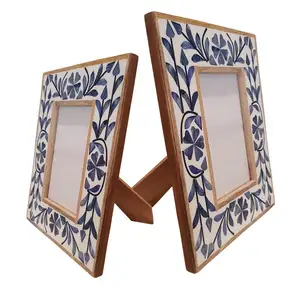 Customized Chic Resin Photo <b>Frame</b> <b>Square</b> Fashionable 10-10 Color Decorative Inlay With 1-2 Tone & 7-10 Dots Inlay - Product Image 1