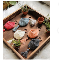 Cintre de plante d'air au crochet confortable cintre de plante en macramé personnalisé pour la décoration murale et de fenêtre