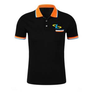 Señoras bordadas para camisetas de polo Nuevo estilo de mujer personalizada para polo con patchwork - Product Image 1