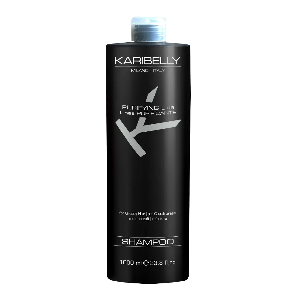 Di alta qualità depurante sebo-normalizzante Shampoo azione disintossicante 1000 Ml karibancel per il commercio all'ingrosso