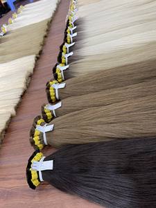 Buena oferta para cabello natural liso a granel de varios colores de aspecto natural - Product Image 6