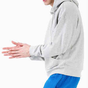 Sweat-shirts pour hommes en coton lourd en gros, taille 3XL, broderie de logo personnalisée, épaules tombantes, surdimensionnés, streetwear d'hiver - Product Image 6