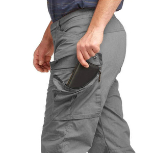 Pantalon Cargo tactique pour homme, pantalon de chasse et de randonnée en plein air élastique imperméable, jogging de travail multi-poches tissé d'hiver - Product Image 4