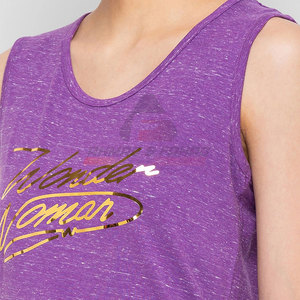 Camiseta sin mangas de uso de verano para mujer, camiseta sin mangas transpirable para mujer, camiseta sin mangas de gimnasio para mujer - Product Image 6