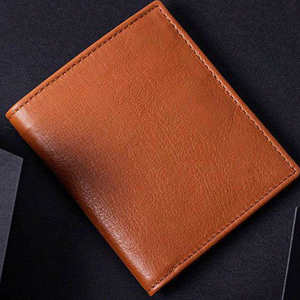 Nueva Cartera Corta Unisex de Moda en Cuero PU Genuino con Cierre Abierto, Forro de Piel de Vaca, Ligera y Portátil, Gran Venta - Product Image 4