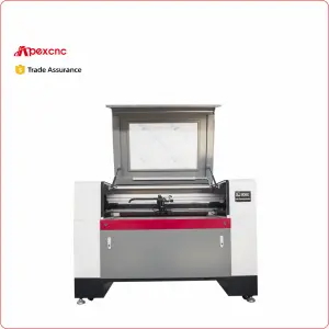 Agent Price 6090 60w 80w 100w CO2 Laser Leather Glass Engraving Mini Small Size Ruida Co2 Laser Machine