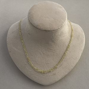 4mm 6mm Natural amarillo claro LC Color elegante diamante facetado gotas Briolette cuentas Strand diamantes gota collar pulsera a granel - Product Image 1