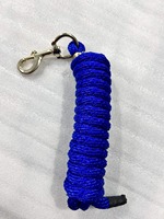 Corde de trelage pour chevaux en nylon chromé PP durable, 2,5 m, toutes couleurs, bicolore disponible, emballage léger BLUHORSE
