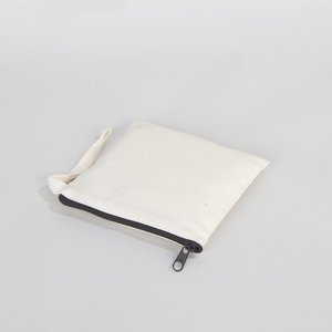 Bolso de mano sin forro de gabardina 6x5, bolsa de algodón natural - Product Image 3