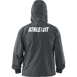 Chaqueta de lluvia para hombre, chaqueta Anorak con capucha impermeable para exteriores de alto rendimiento con cremallera personalizada, chaqueta cortavientos de moda informal cálida - Product Image 3