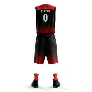 Uniforme de basket-ball personnalisé de qualité supérieure pour hommes, maillots respirants réversibles, shorts, options de tailles plus grandes disponibles - Product Image 4