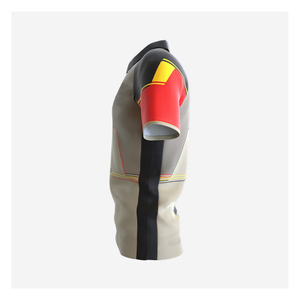 Chaqueta de jaula de béisbol de manga corta de alta calidad, tela elástica transpirable de secado rápido, 360g, colores personalizados, béisbol/softbol OEM - Product Image 6
