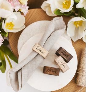 Nouveau design personnalisé rond de serviette en bois pour table à manger accessoires décoratifs porte-serviettes - Product Image 1