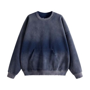 Sudaderas de algodón Vintage Wash 100%, sudaderas con capucha de lavado ácido de peso pesado, sudaderas de hombre de lavado ácido hechas a medida, ropa de calle básica - Product Image 6