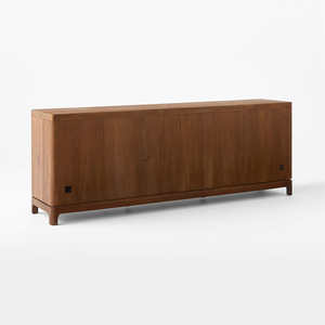 Moderno 6 puertas de vidrio de madera maciza de mango multifuncional gabinete de entrada hogar cocina sala de estar comedor dormitorio Hotel granja Bar - Product Image 2