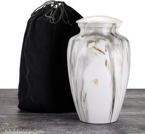 Urnes pour cendres Urne commémorative Urne en aluminium pour cendres humaines Adulte Femme Souvenir décoratif Fournitures en gros - Product Image 1