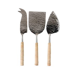 ชุดช้อนสแตนเลสพร้อมอุปกรณ์จัดระเบียบครัวเคลือบเงาเรซิ่น ราคาขายส่ง อุปกรณ์ชีส - Product Image 1